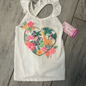 Tommy Bahama Summer Wild Animal Tank Size 4 NWT